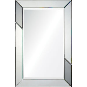 Rumba 36 X 24 inch Silver and Grey Wall Mirror