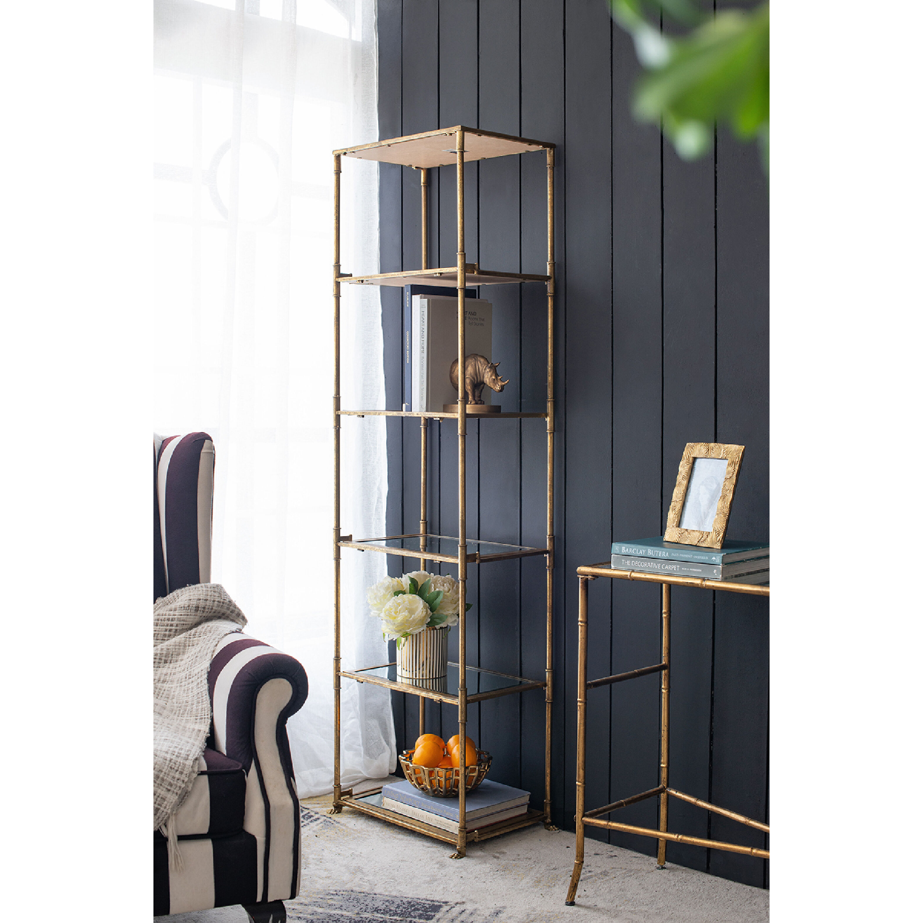 Persia 70.5 X 19.7 X 14.6 inch Gold Shelf