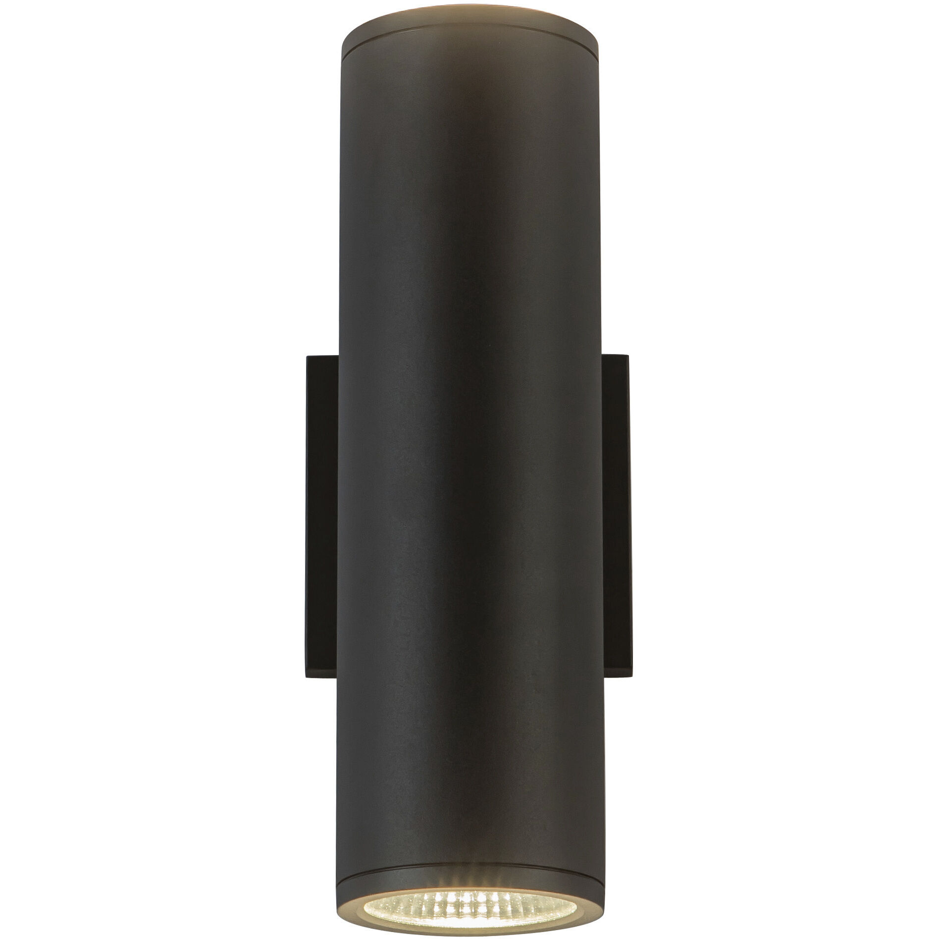 Nordic LED 12 inch Black Exterior Wall Light