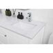 Heath 60 X 21.5 X 35 inch White Vanity Sink Set