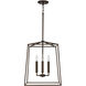 Thea 4 Light 16 inch Oil Rubbed Bronze Foyer Ceiling Light
