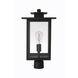 Rock Creek 1 Light 19.25 inch Textured Black Outdoor Post Mount