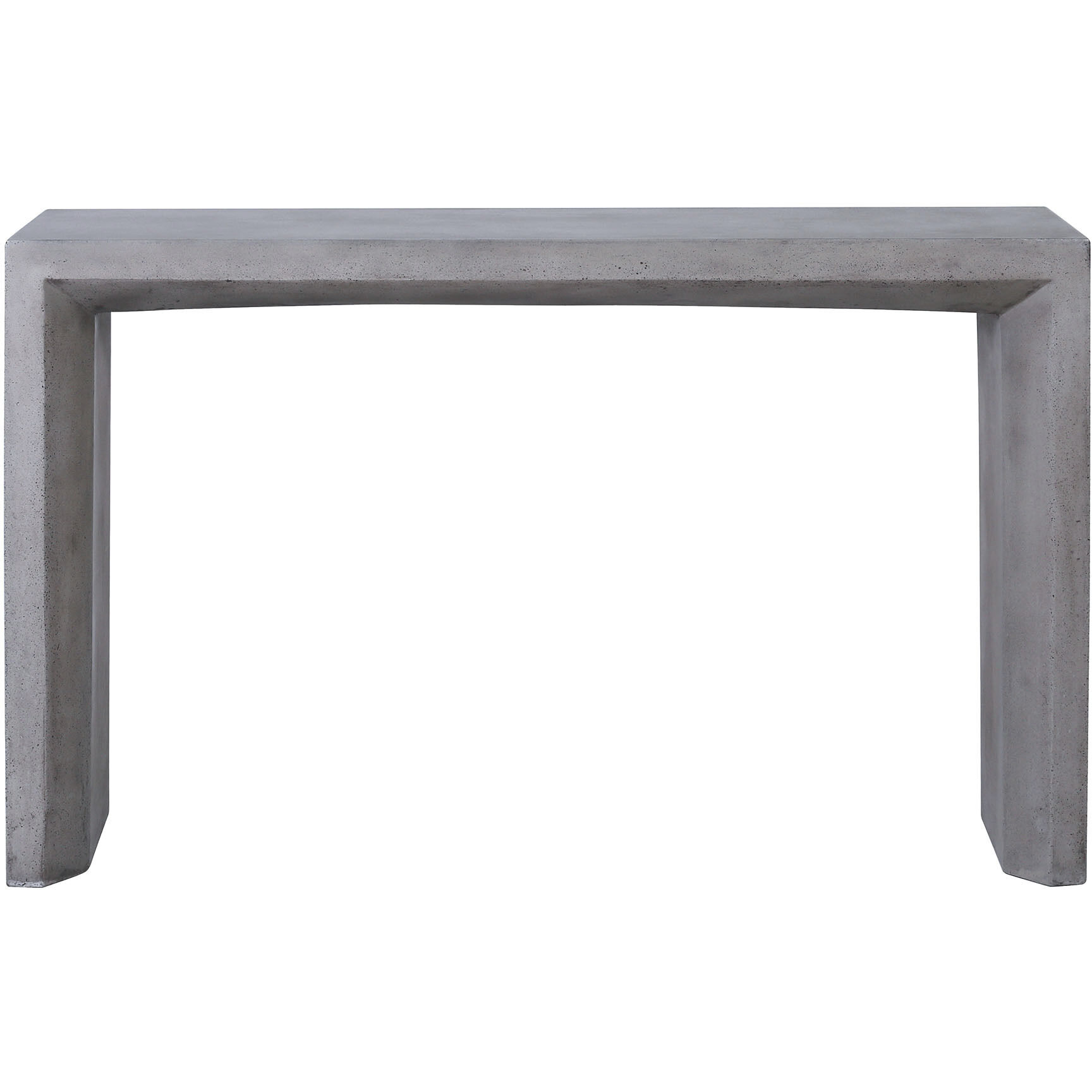 Chamfer 55.25 X 15.75 inch Polished Concrete Console Table