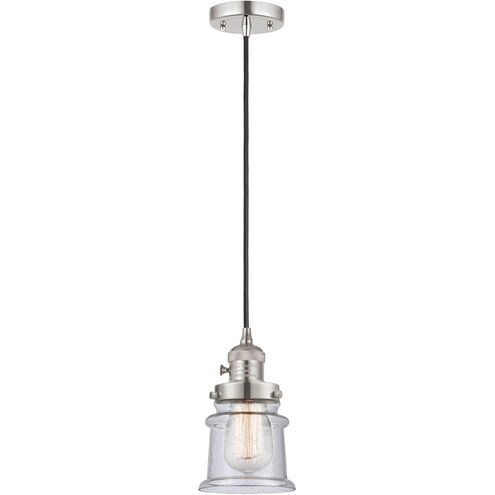 Franklin Restoration Canton LED 6 inch Polished Nickel Mini Pendant Ceiling Light