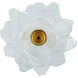 Selenite Stone 5.5 X 4.5 inch Candle Holder