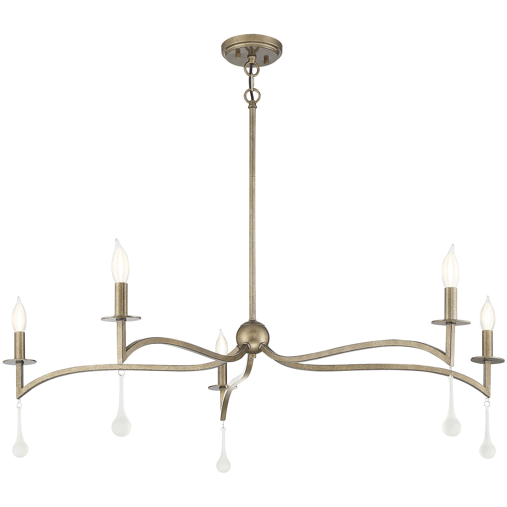 Laramie 5 Light 43 inch Chelsea Gold Chandelier Ceiling Light