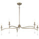 Laramie 5 Light 43 inch Chelsea Gold Chandelier Ceiling Light