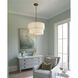 Simone LED 24 inch Burnished Gold Chandelier Ceiling Light in Alabaster, Drum
