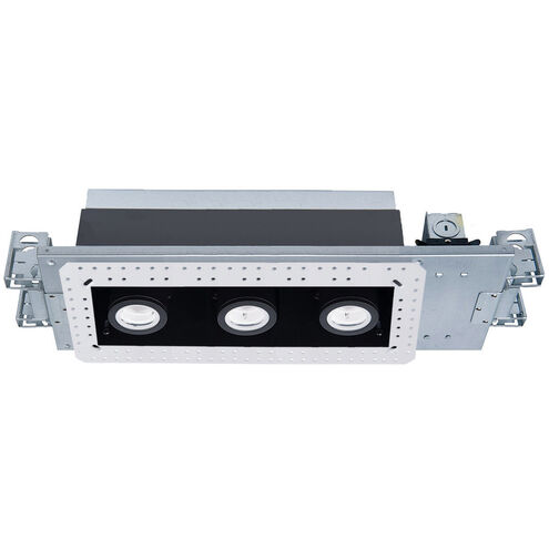 Silo Multiples LED White Black Multiple Recessed Trim in 2700K, White/Black
