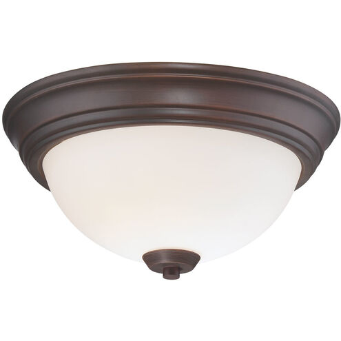Overland Park 2 Light 13 inch Vintage Bronze Flush Mount Ceiling Light