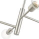 Bannister 4 Light 18 inch Brushed Nickel Chandelier Ceiling Light