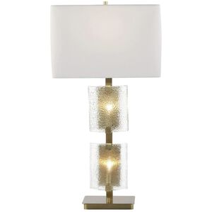 Gemelle 35.5 inch Brass Table Lamp Portable Light