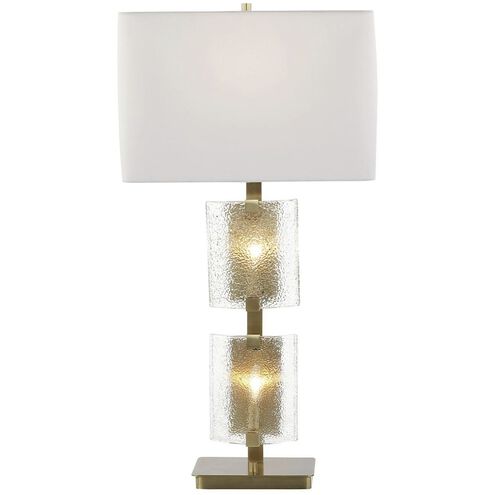 Gemelle 35.5 inch Brass Table Lamp Portable Light