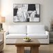 Folding Monochromatic Framed Abstract Art