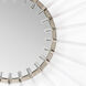 Wildwood 52 X 52 inch Polished Nickel/Clear/Plain Wall Mirror