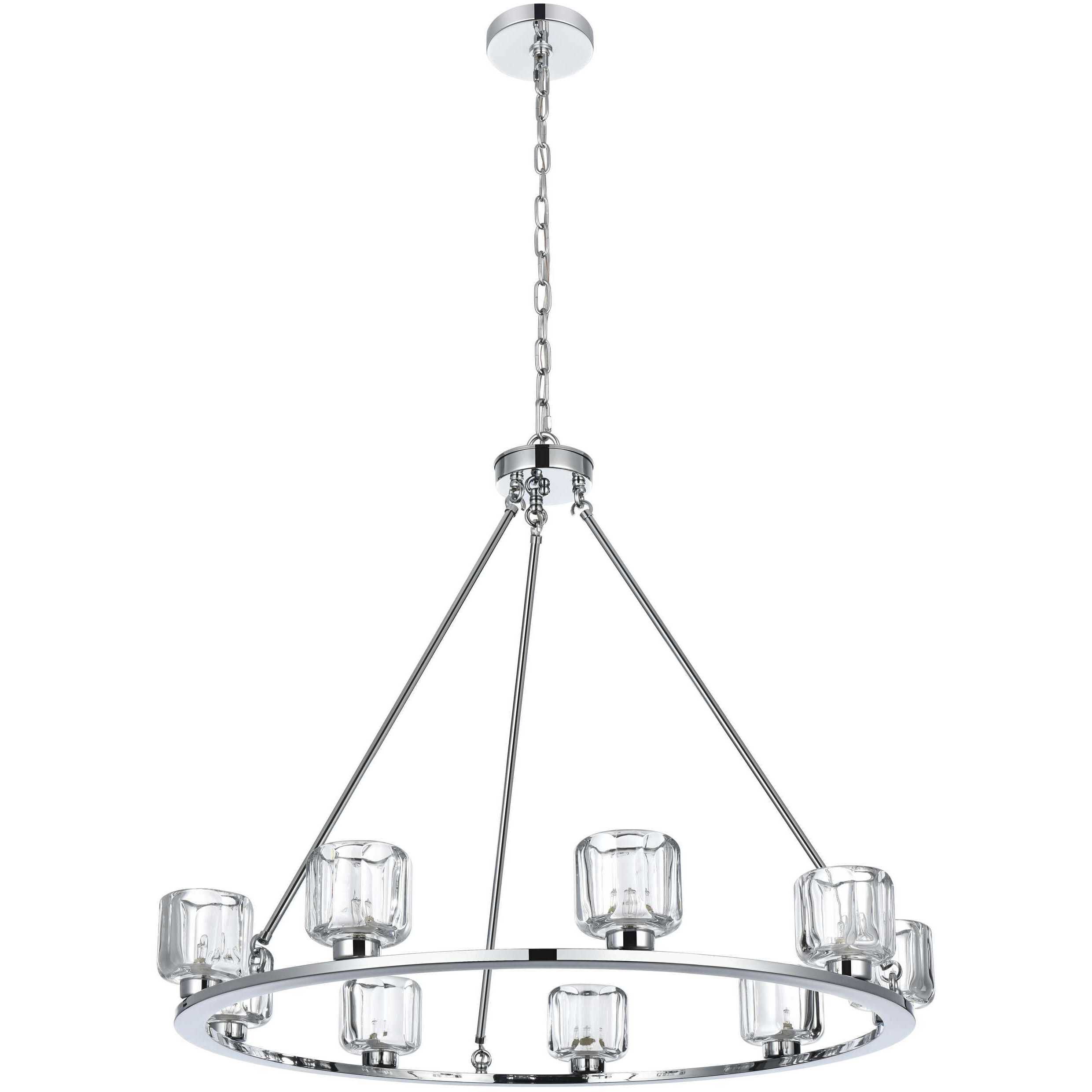 Cadence 9 Light 36 inch Chrome Chandelier Ceiling Light