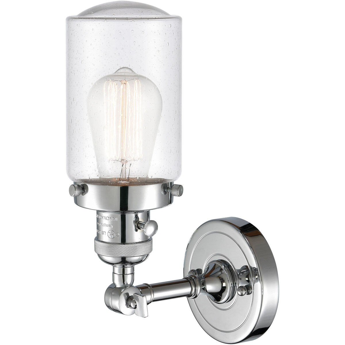 Franklin Restoration Dover LED 5 inch Polished Chrome Sconce Wall Light, Franklin Restoration