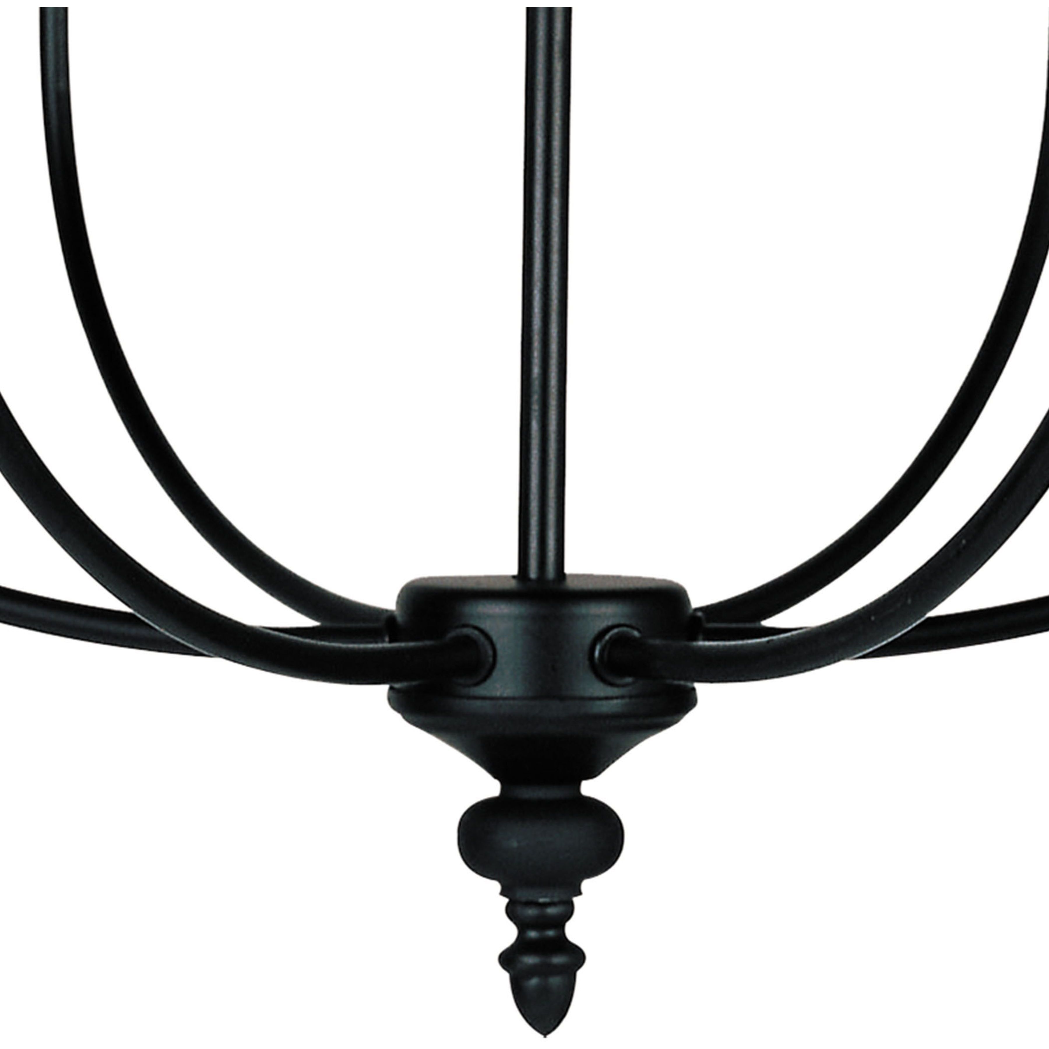 Hartford 6 Light 25 inch Oil Rubbed Bronze Chandelier Ceiling Light