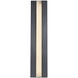 Kismet LED 5 inch Urban Bronze Bath Vanity Light Wall Light in Urban Bronze and Alabaster