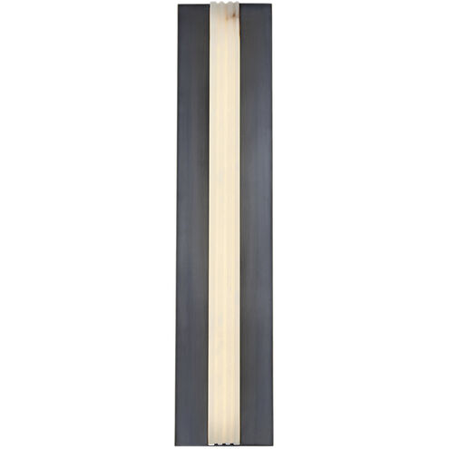 Kismet LED 5 inch Urban Bronze Bath Vanity Light Wall Light in Urban Bronze and Alabaster