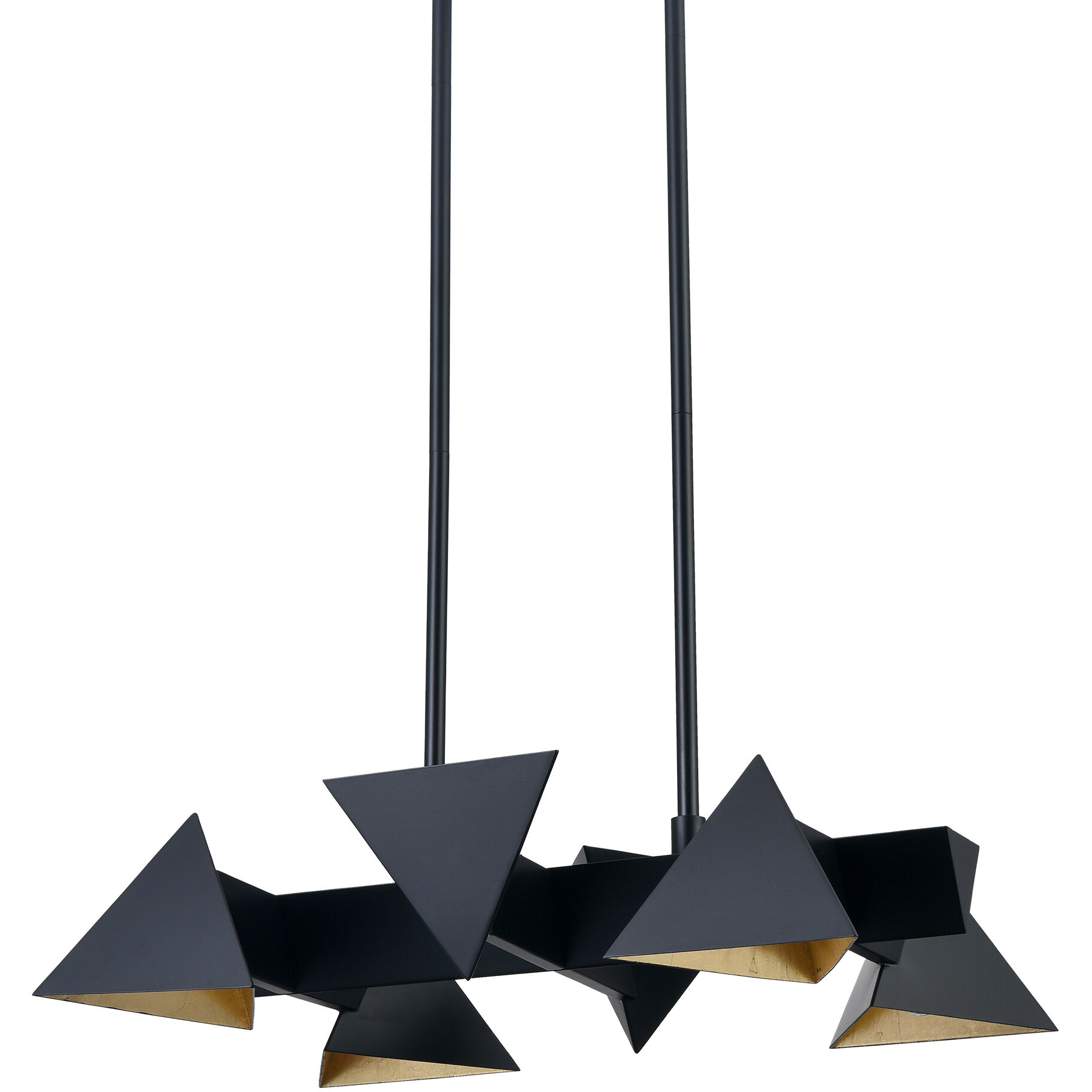 Avante 6 Light 15 inch Matte Black Chandelier Ceiling Light