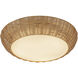 Alora Mood Merida 2 Light 14.88 inch Rattan Flush Mount Ceiling Light