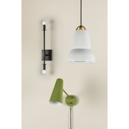 Jamila 1 Light 10 inch Aged Brass Pendant Ceiling Light