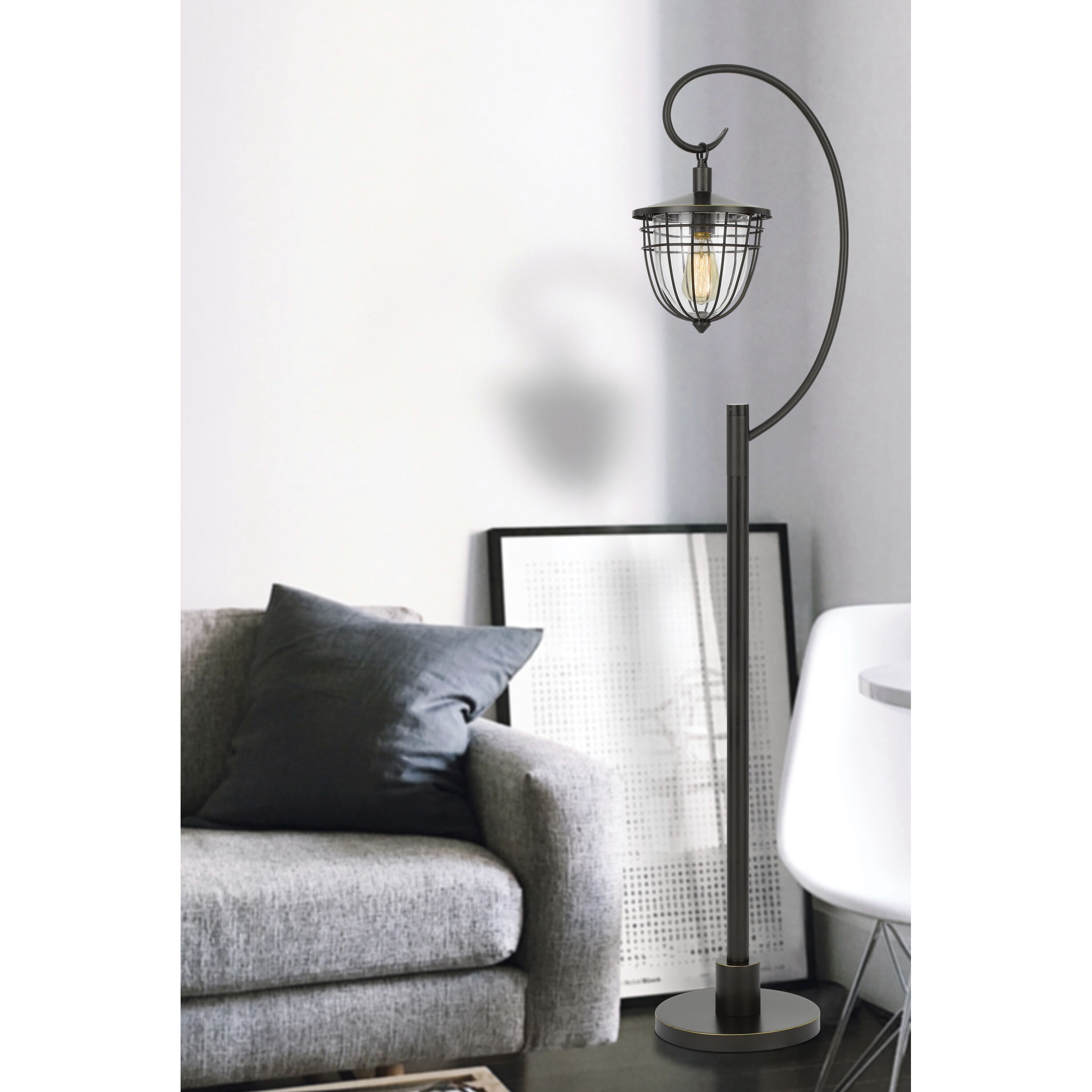 Alma 63 inch 60.00 watt Dark Bronze Floor Lamp Portable Light