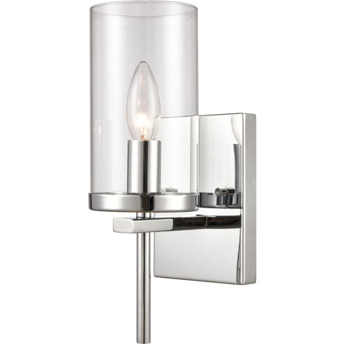 Oakland 1 Light 5 inch Chrome Sconce Wall Light