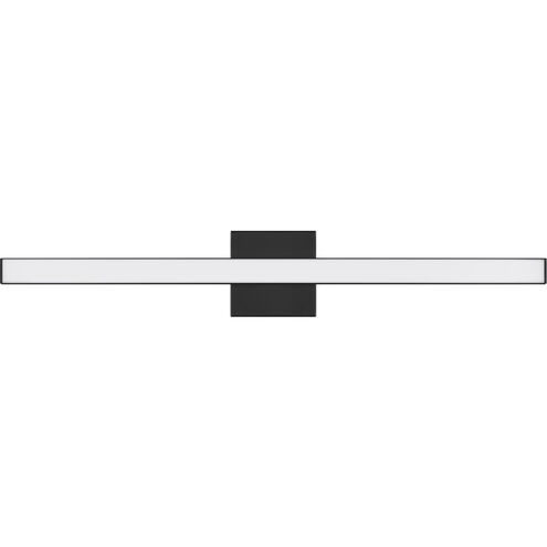 Trim LED 30 inch Flat Black Vanity Light Wall Light