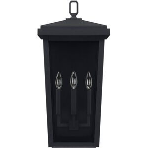 Donnelly 3 Light 24 inch Black Outdoor Wall Lantern