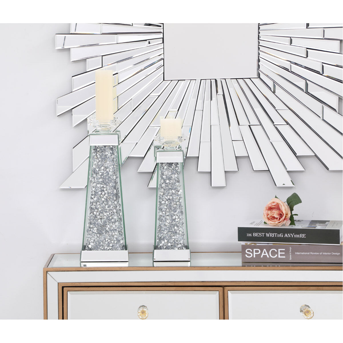 Sparkle 14 X 4.7 inch Candleholder