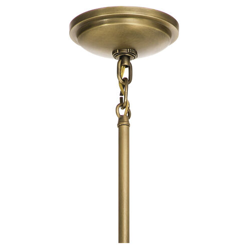 Tollis 1 Light 8 inch Natural Brass Mini Pendant Ceiling Light