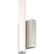 Grace 4.5 inch Brushed Steel Semi Flush Mount Ceiling Light