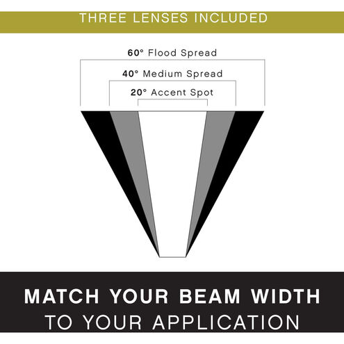 Hardy Island Lumacore 12v 12.00 watt Satin Black Landscape Flood Light, Variable Output