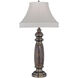 Holbrook 32.75 inch 25 watt Antique Brass Table Lamp Portable Light