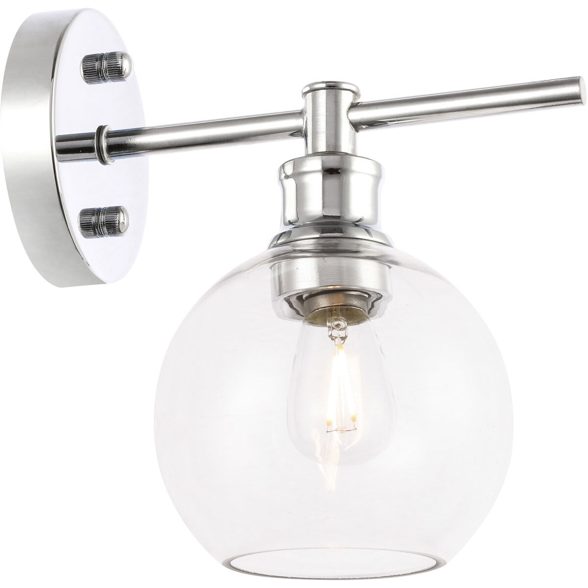 Collier 1 Light 6 inch Chrome Wall sconce Wall Light