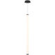Flare LED 2.5 inch Black Mini-Pendant Ceiling Light, dweLED