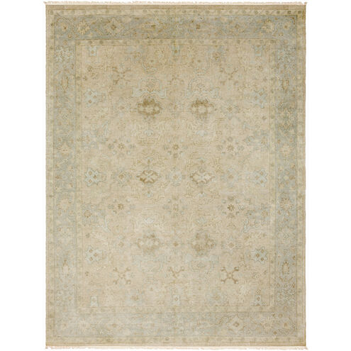 Lara 36 X 24 inch Light Beige / Light Sage / Medium Gray Handmade Rug