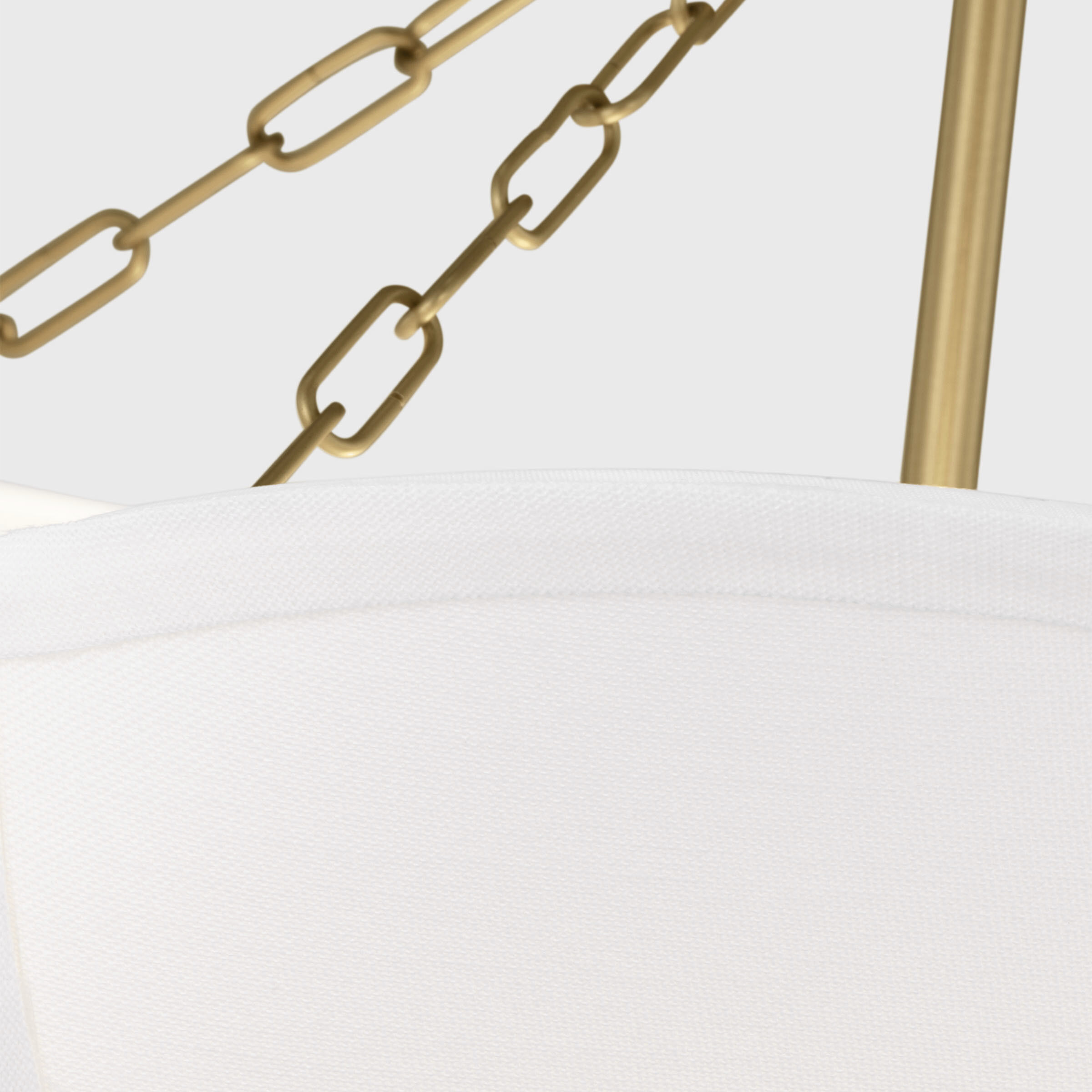 AH by Alexa Hampton Stassi 2 Light 18.5 inch Burnished Brass Semi-Flush Mount Ceiling Light