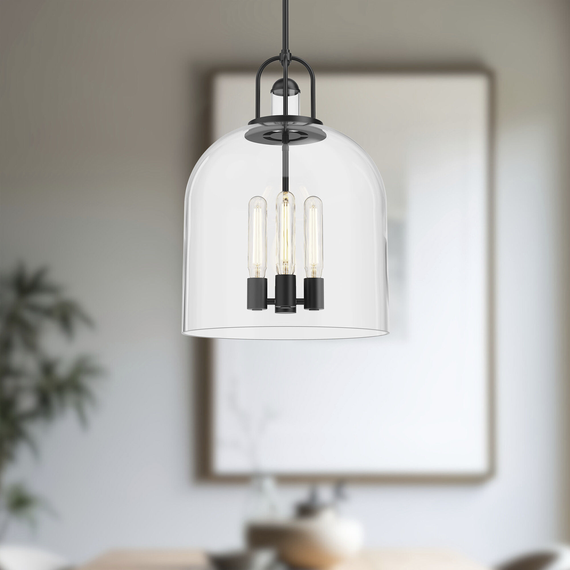 Alora Mood Lancaster Pendant Ceiling Light in Matte Black