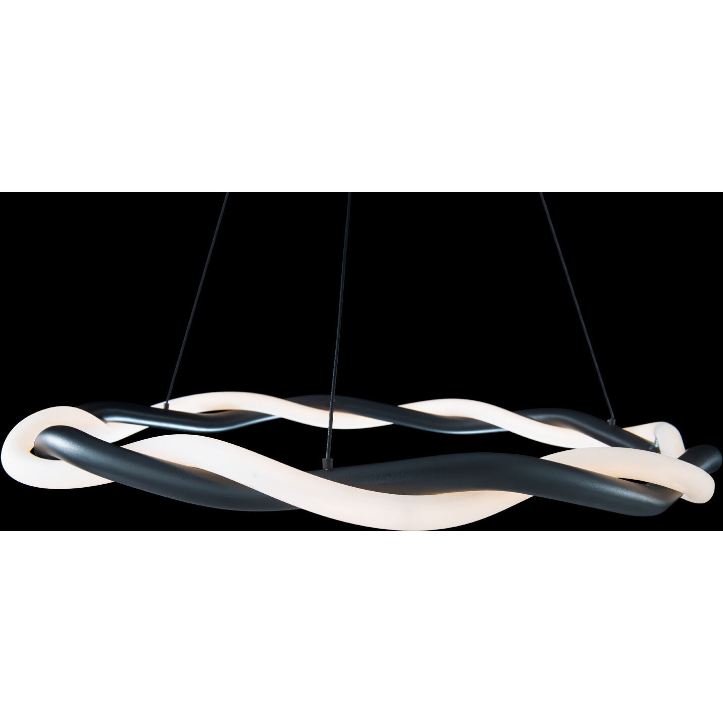 Escapade LED 28 inch Black Pendant Ceiling Light, dweLED