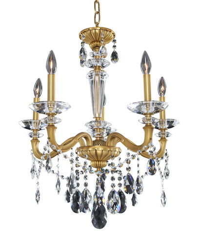 Jolivet 5 Light 24 inch Historic Brass Chandelier Ceiling Light