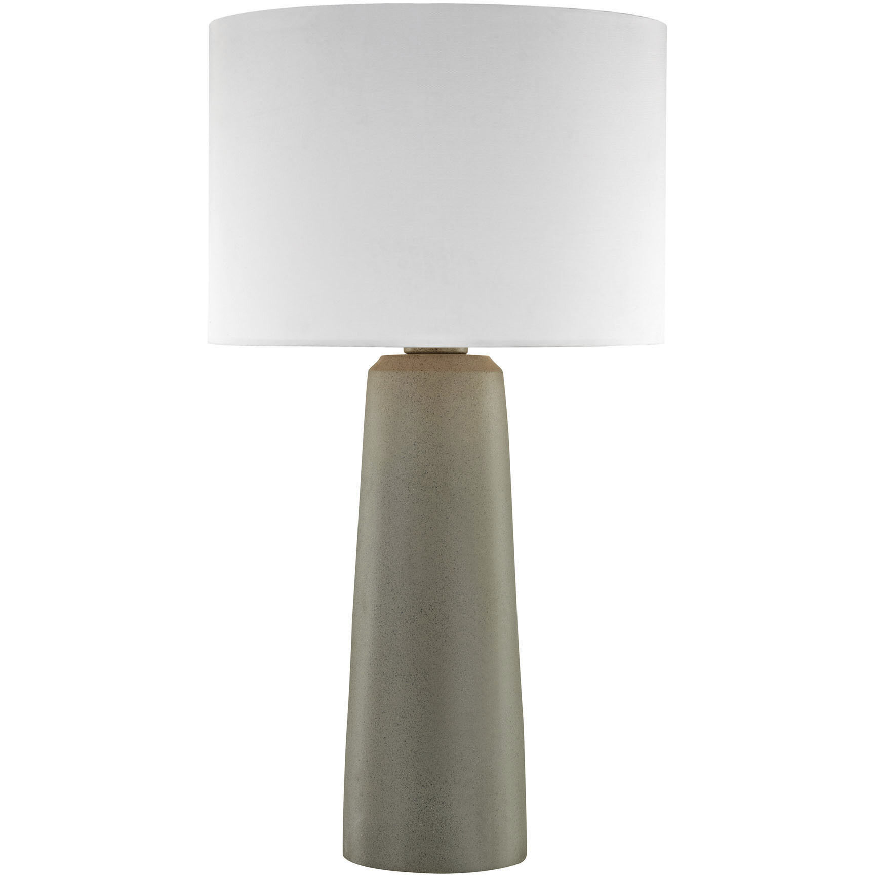 Eilat 27 inch 100 watt Polished Concrete Outdoor Table Lamp