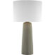 Eilat 27 inch 100 watt Polished Concrete Outdoor Table Lamp