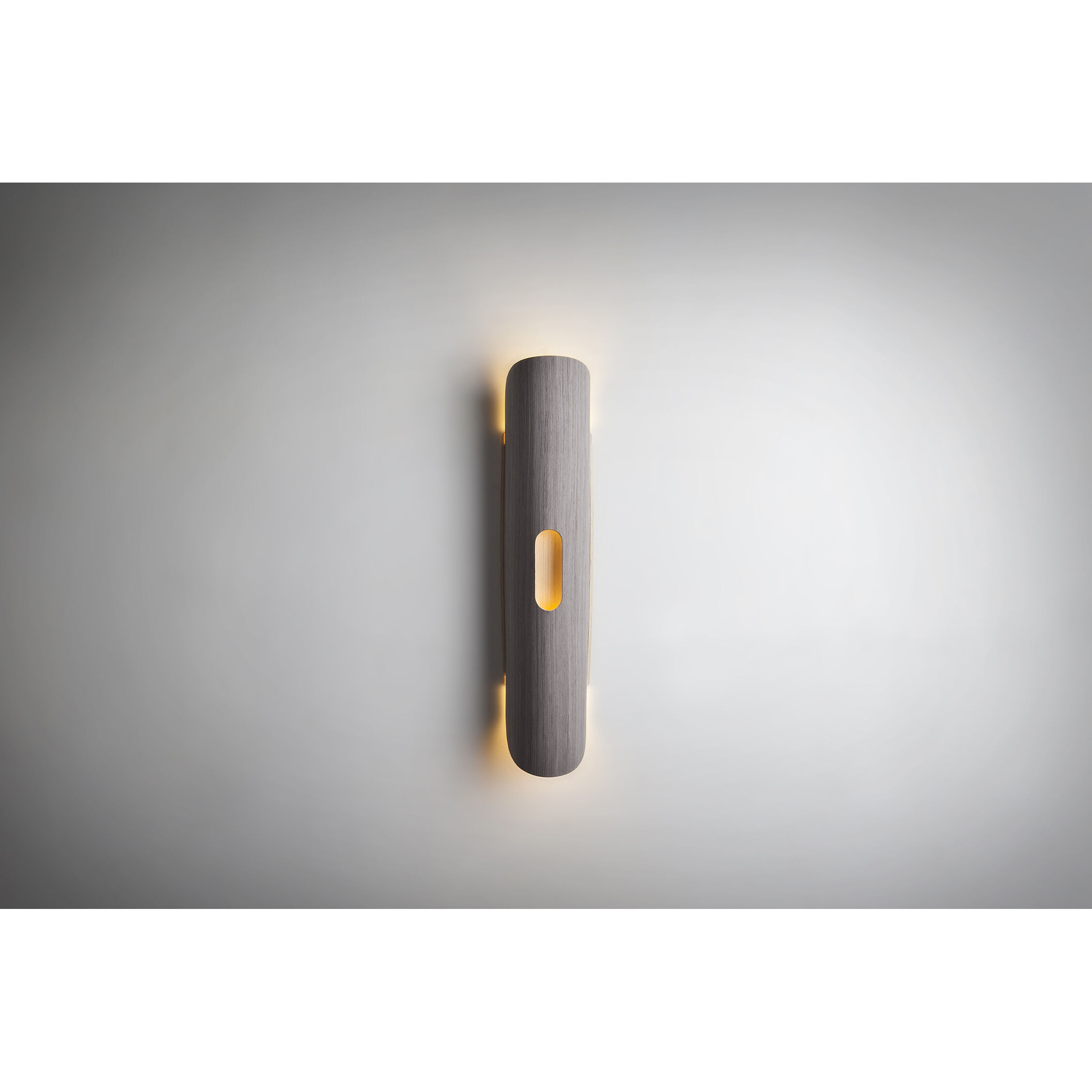 Lupe Wall Sconce Wall Light in Grey Oak