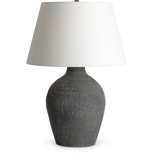 FlowDecor Theo 25.25 inch 150.00 watt Rustic Brown Table Lamp Portable Light 4507 - Open Box