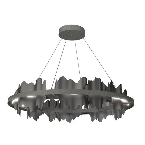 Hildene LED 38 inch Natural Iron and Black Pendant Ceiling Light in Natural Iron/Black, Circular