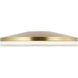 Sean Lavin Wyatt LED 16 inch Natural Brass Flush Mount Ceiling Light, Integrated LED