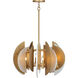 Saint Martin 8 Light 28 inch Ashen Gold Chandelier Ceiling Light